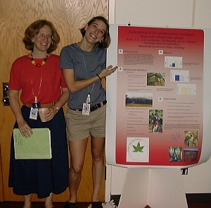 Carla Gunderson and her student Emily Greer from Shelby State Community College.